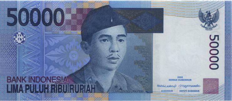 Indonesien / Indonesia P.145c 50.000 Rupien 2005 (2007) (1) 