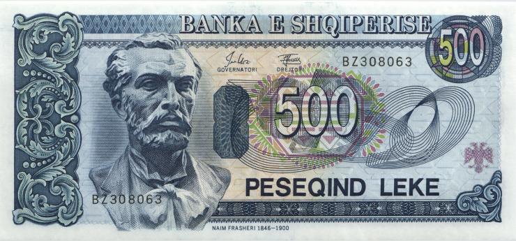 Albanien / Albania P.57 500 Leke 1994 (2) 