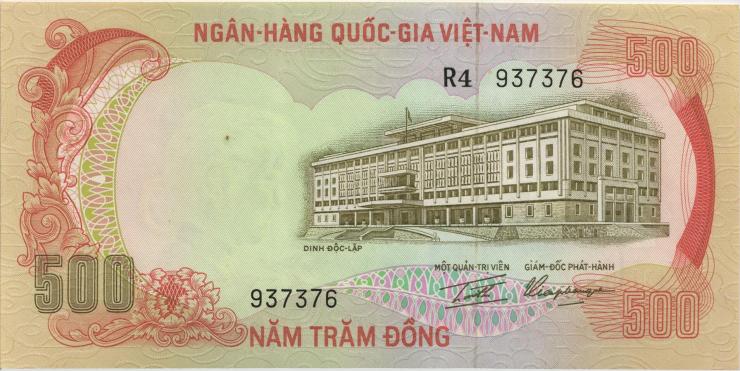 Südvietnam / Viet Nam South P.033 500 Dong (1972) (1) 