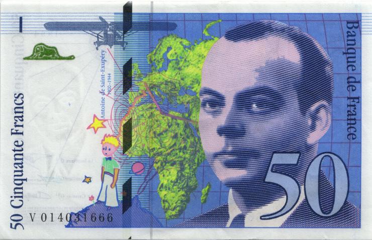 Frankreich / France P.157Aa 50 Francs 1994 (1-) 