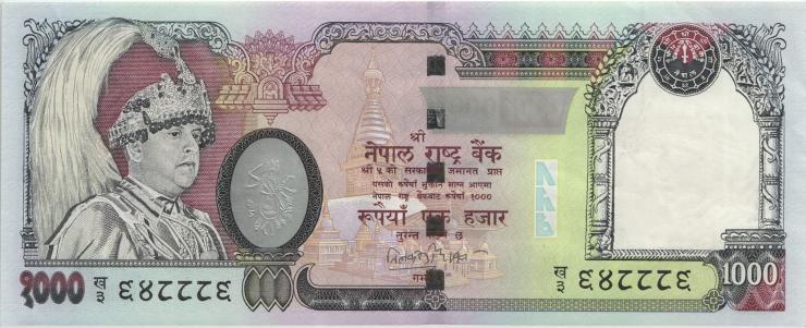 Nepal P.51a 1000 Rupien (2002) (1) 