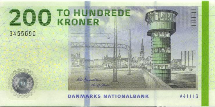 Dänemark / Denmark P.67b 200 Kronen 2010 (1) U.2 