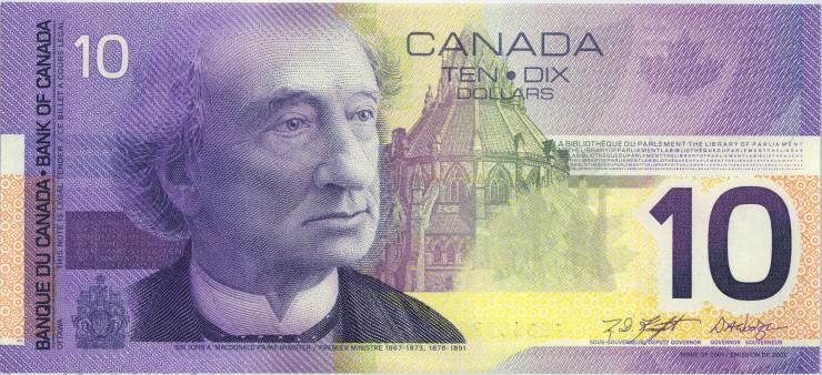 Canada P.102b 10 Dollars 2001 (1) 