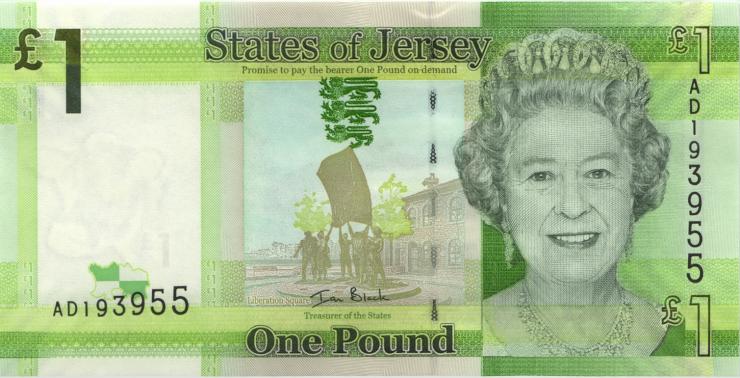 Jersey P.32a 1 Pound 2010 (1) 
