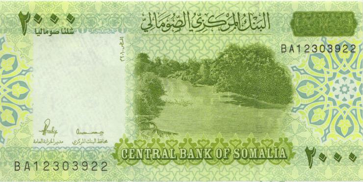 Somalia P.39 2.000 Shillings 2010 (1) 