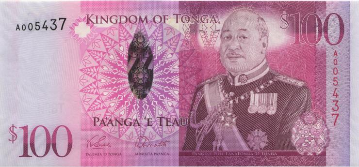 Tonga P.43 100 Pa'anga (2008) (1) 