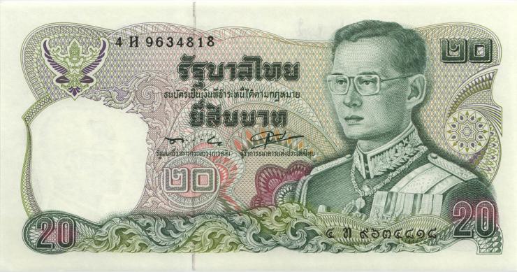 Thailand P.088 20 Baht (1980) (1) U.4 