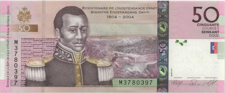 Haiti P.274c 50 Gourdes 2010 (1) 