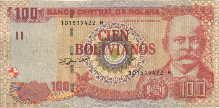 Bolivien / Bolivia P.236 100 Bolivianos (2007) (3) 