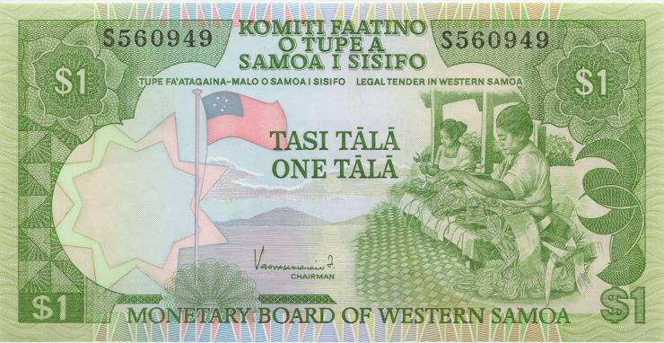 West Samoa P.19c 1 Tala (2020) (1) 