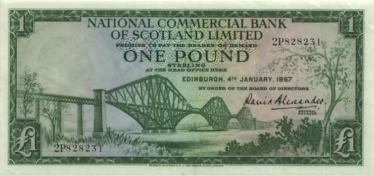 Schottland / Scotland P.271 1 Pound 1967 (2) 