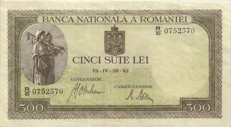 Rumänien / Romania P.052 1.000 Lei 1942 (3+) 