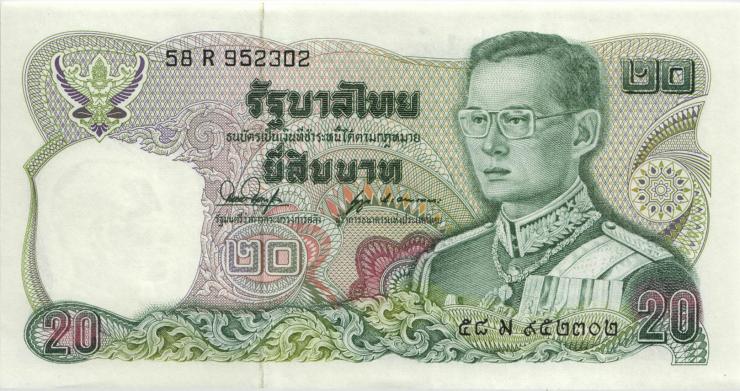 Thailand P.088 20 Baht (1980) (1) U.1 