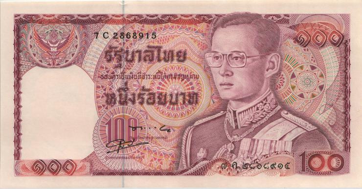 Thailand P.089 100 Baht (1978) (1) U.8 
