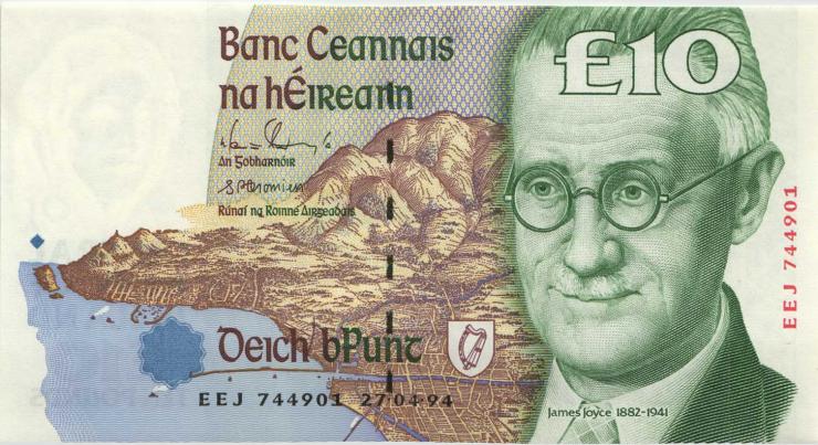 Irland / Ireland P.76 10 Pounds 1994 (1) 