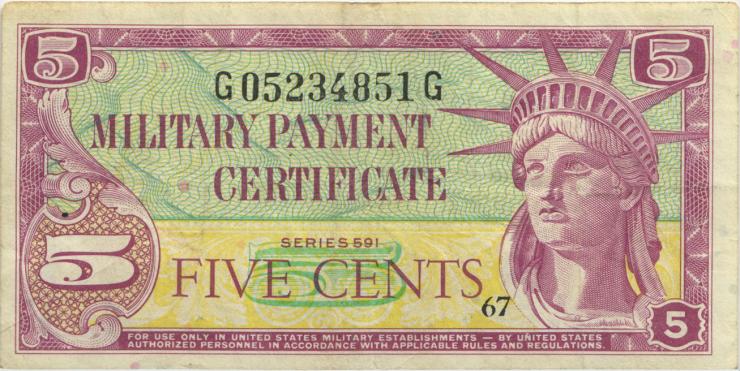 USA / United States P.M43 5 Cents (1961) (3) 