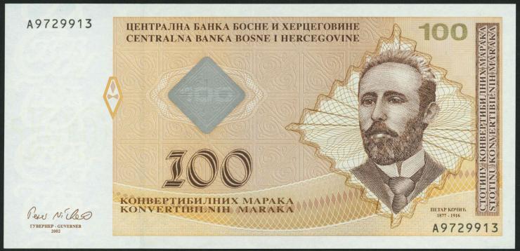 Bosnien & Herzegowina / Bosnia P.070b 100 Konver. Maraka 2002 (1) 
