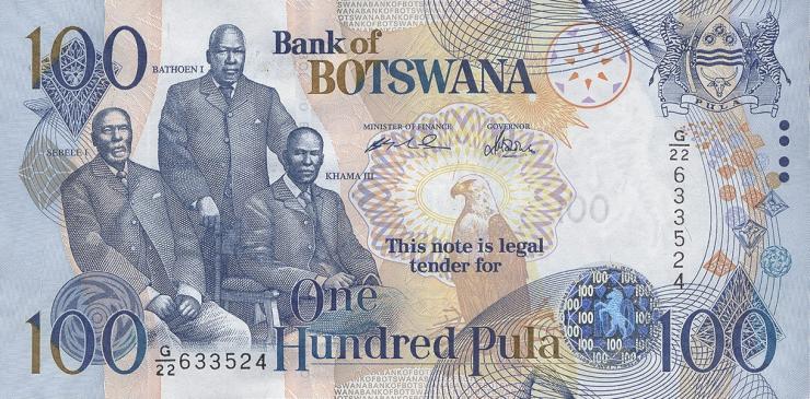 Botswana P.29b 100 Pula 2005 (1) 