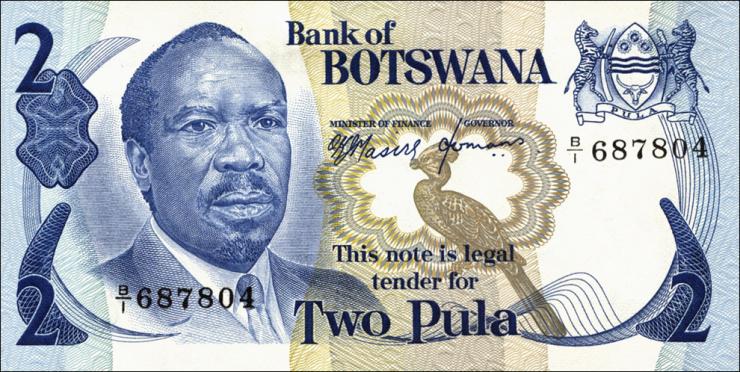 Botswana P.02 2 Pula (1976) (1) 