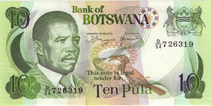Botswana P.17 10 Pula (1997) (1) 