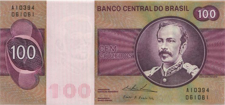 Brasilien / Brazil P.195Aa 100 Cruzeiros (1974) (1) 