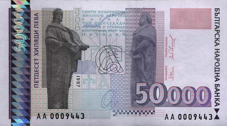Bulgarien / Bulgaria P.113 50000 Lewa 1997 (1) 