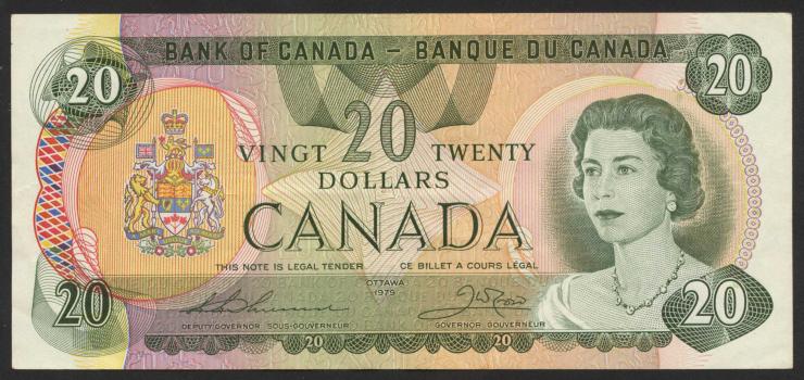 Canada P.093c 20 Dollars 1979 (3+) 