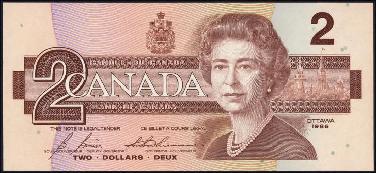 Canada P.094c 2 Dollars 1986 (1) 
