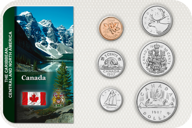 Kursmünzensatz Canada / Coin Set Canada 