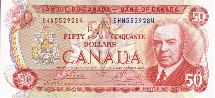 Canada P.090b 50 Dollars 1975 (1) 