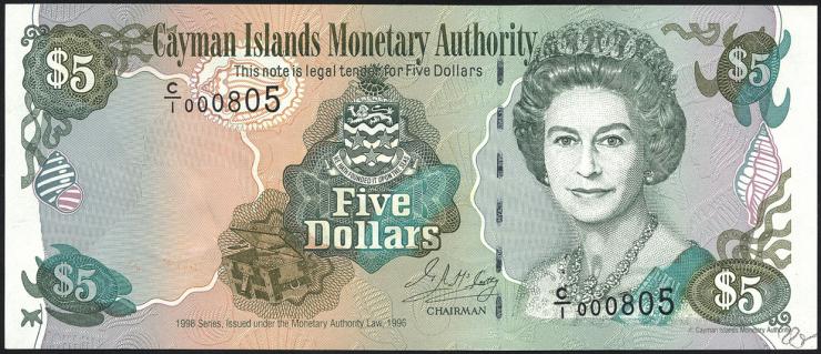 Cayman-Inseln P.22 5 Dollars 1998 (1) 
