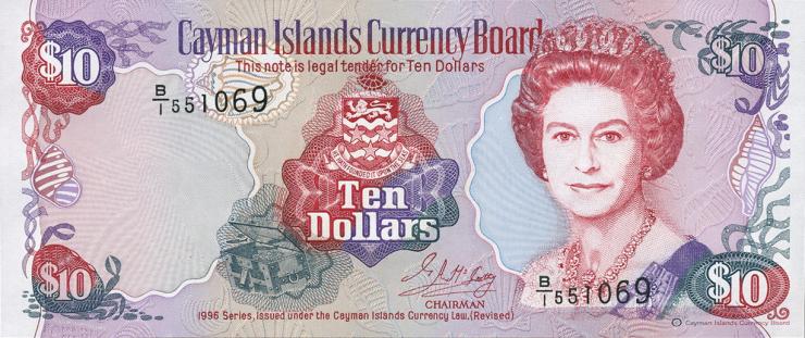 Cayman-Inseln P.18 10 Dollars 1996 (1) 