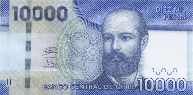 Chile P.164i 10.000 Pesos 2020 (1) 