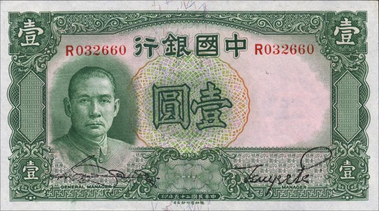 China P.078 1 Yuan 1936 (1) 