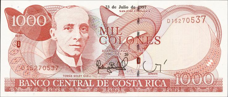 Costa Rica P.264a 1000 Colones 1997 (1) 