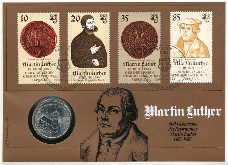 D-017 • Martin-Luther-Ehrung der DDR 