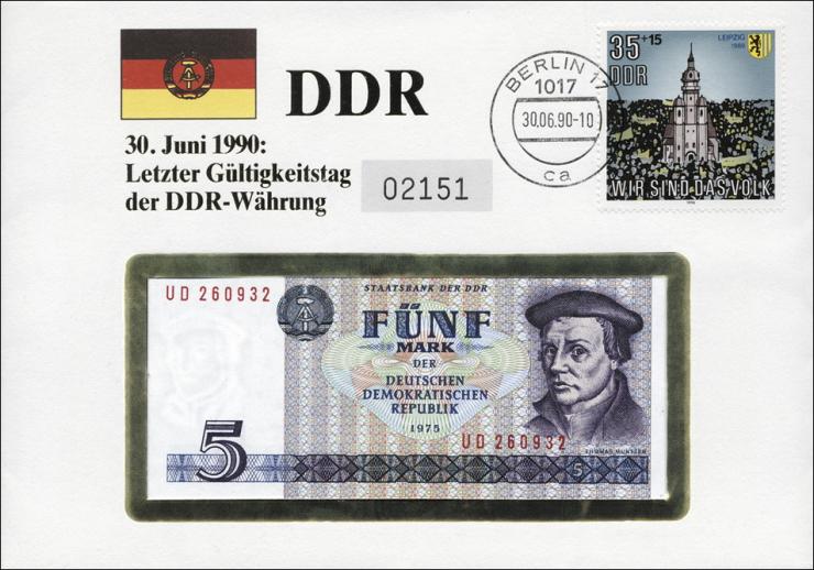 D-112 • Letzte Gültigkeit der DDR-Währung 