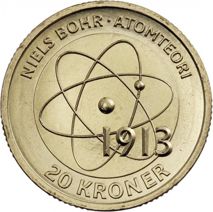 Dänemark 20 Kroner 2013 Niels Bohr 