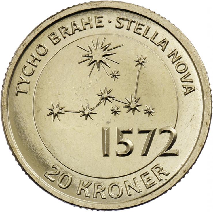 Dänemark 20 Kroner 2013 Tycho Brahe 