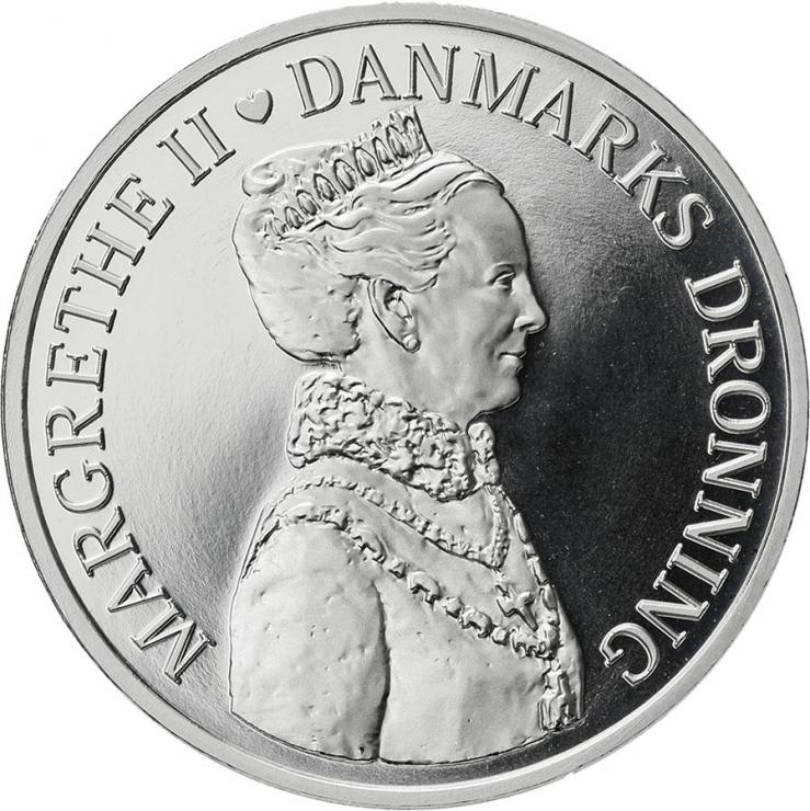 Dänemark 500 Kroner 2012 Thronjubiläum Margrethe II. 