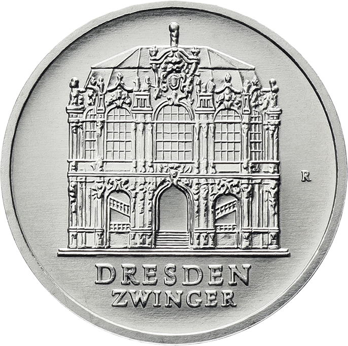 DDR 5 Mark 1985 Zwinger Dresden 