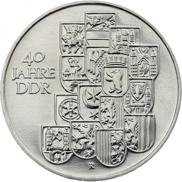 DDR 10 Mark 1989 40 Jahre DDR 