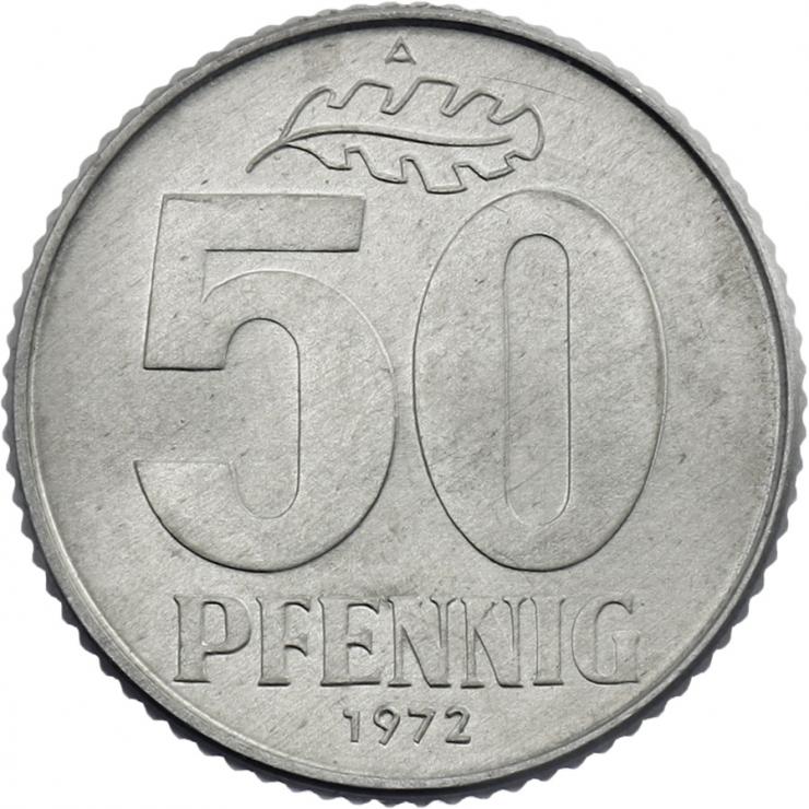 DDR 50 Pfennig (Alu) prfr. 