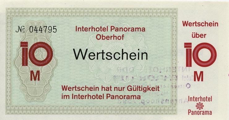 DDR Interhotel Panorama Oberhof 10 Mark (1-) 