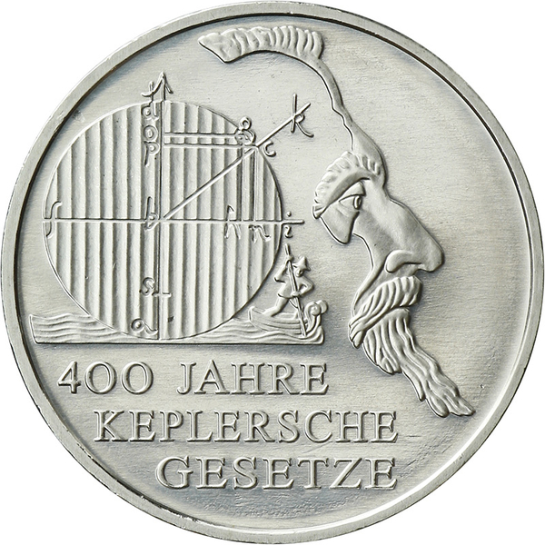 Deutschland 10 Euro 2009 Keplersche Gesetze stg 