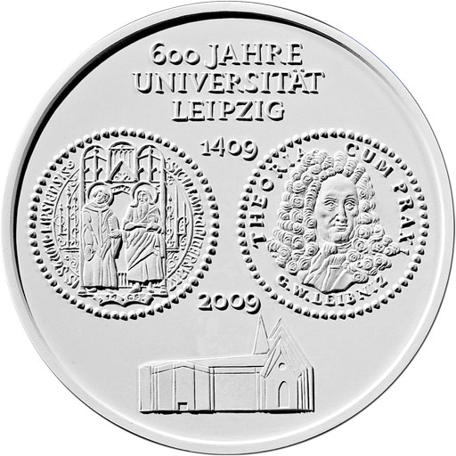 Deutschland 10 Euro 2009 Universität Leipzig stg 