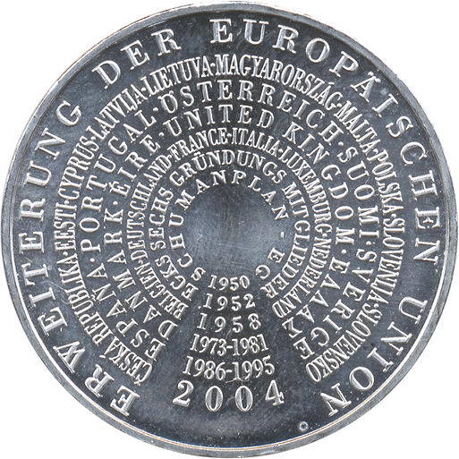 Deutschland 10 Euro 2004 EU-Erweiterung stg 