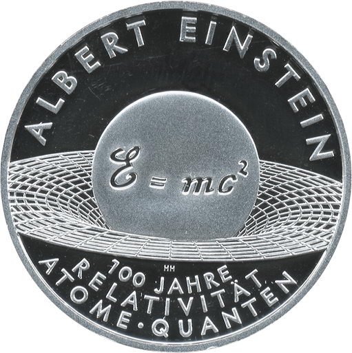 Deutschland 10 Euro 2005 Albert Einstein PP 