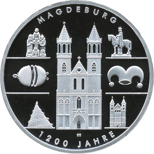 Deutschland 10 Euro 2005 Magdeburg PP 