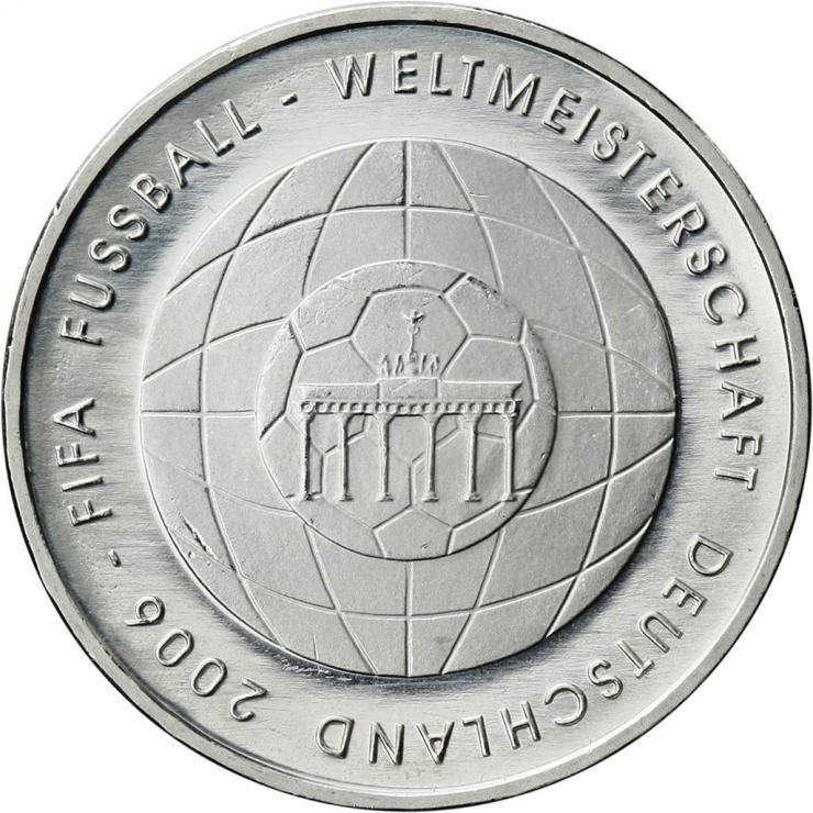 Deutschland 10 Euro 2006 Fußball-WM (Brandenburger Tor) stg 